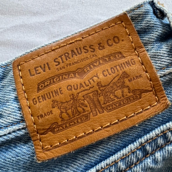 Levi's Light Blue Straight Jeans size 24 - Picture 4 of 6